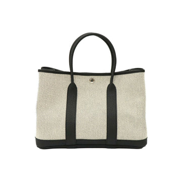 Hermès Garden Party 30 TPM Negonda Noir U Hand Bag 23614