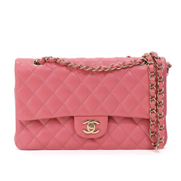 Chanel Classic Flap Pink Caviar Chain Shoulder Bag 43203