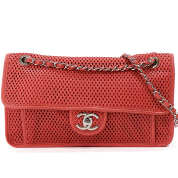Chanel Matelasse French Riviera Red Shoulder Bag 43475