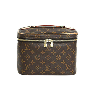 Louis Vuitton Nice BB Monogram Canvas Brown Vanity 4s669