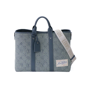 Louis Vuitton Louis Vuitton Weekend MM Denim Blue 50802