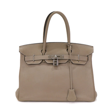 Hermes Birkin 30 Tauillon Clemence Gris Tourterelle □P Hand Bag 51455