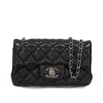 Chanel Mini Matelasse 20 Lambskin Navi Chain Shoulder Bag 51478