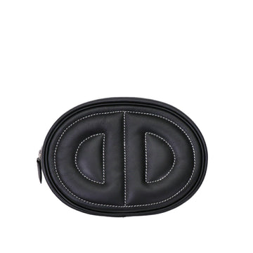 Hermes In The Loop Swift Black U Shoulder Bag 52409