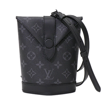Louis vuitton Monogram Eclipse Envelop Black Pouch 52414