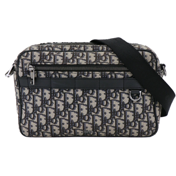 Dior Safari Maxi Canvas Black Crossbody Bag 53692