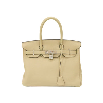 Hermes Birkin 30 Togo Beige Z Hand Bag 2S762