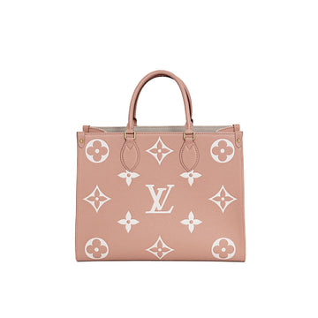 Louis Vuitton OnTheGo MM Monogram Bicolor Tote Bag 4S339