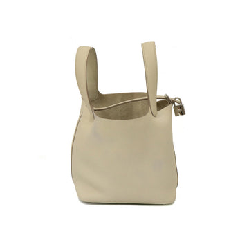 Hermes Picotin Lock PM Taurillon Clemence Beton D Hand Bag 23534