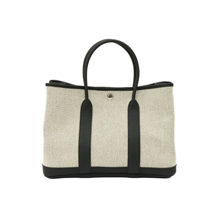 Hermès Garden Party 30 TPM Negonda Noir U Hand Bag 23614