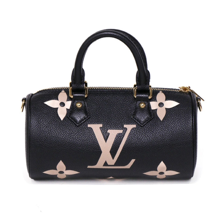 Louis Vuitton Giant Monogram Empreinte Bicolor Papillon BB Shoulder Bag 41215