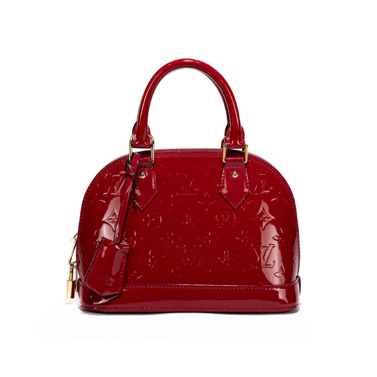 Louis Vuitton Alma BB Vernis Patent M91771 Shoulder Bag 42621