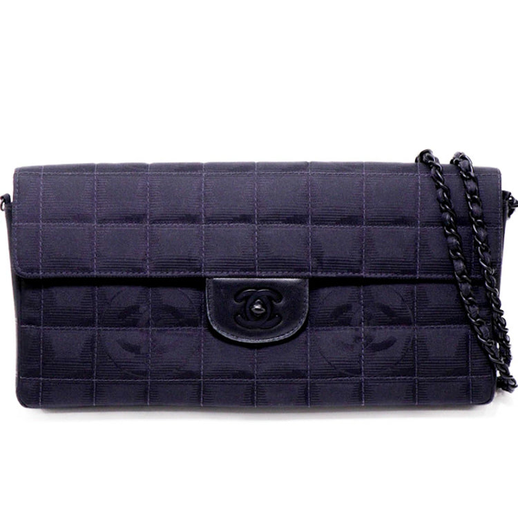 Chanel Travel Line Nylon Black Shoulder Bag 42626