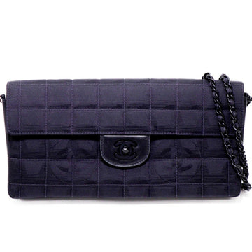 Chanel Travel Line Nylon Black Shoulder Bag 42626