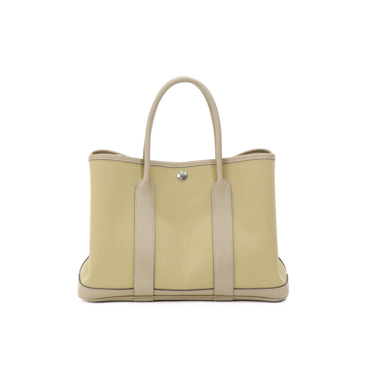 Hermes Garden Party TPM Negonda Military Beige Tote Hand Bag 43371