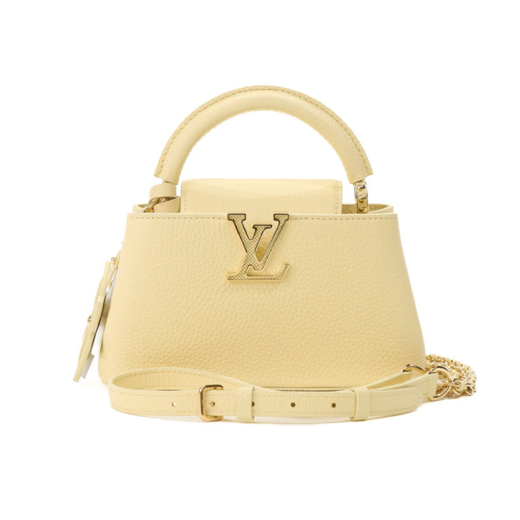 Louis Vuitton Capsine EW Mini Monogram Flower Shoulder Bag 43582