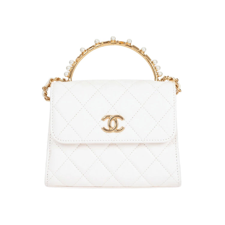 Chanel Classic Flap Mini Top Handle Chain Shoulder Bag