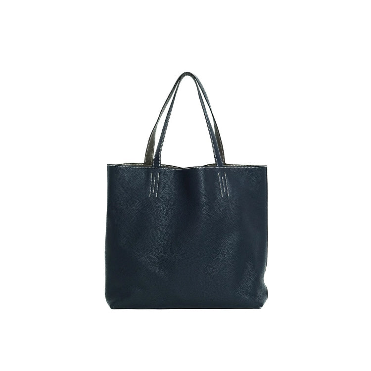 Hermes Double Sense 45 Togo Clemence Black Tote Hand Bag 44538