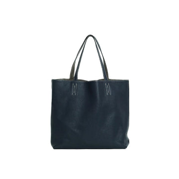Hermes Double Sense 45 Togo Clemence Black Tote Hand Bag 44538