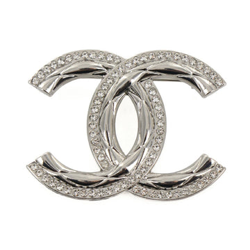 Chanel Coco Mark Rhinestone B21K Brooch 45034