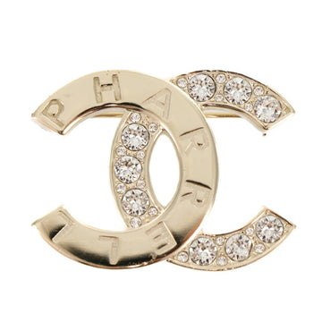Chanel Coco Mark Crystal Rhinestone Brooch 4F999