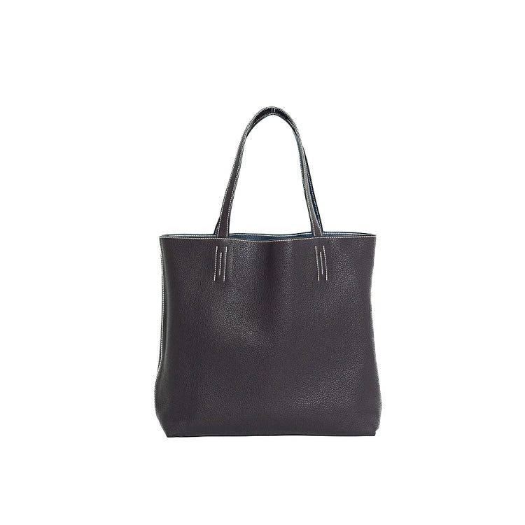 Hermes Dublesense 45 Taurillon Clemence □R Tote Hand Bag 4s602
