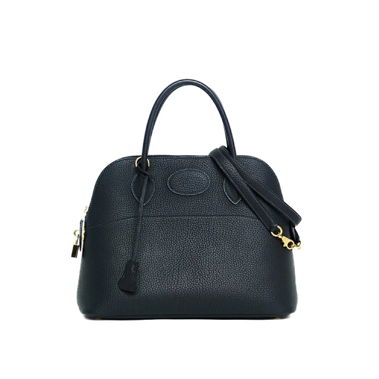 Hermes Bolide 31 Fjord Blue Blue Indigo □I Hand Bag 4s675