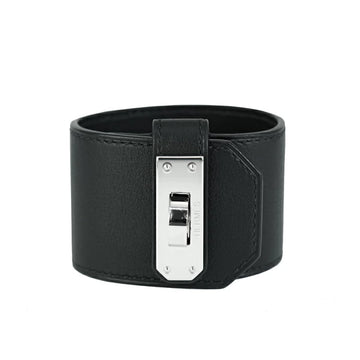 Hermes Kelly Twist GM Black Bangle Bracelet U 50276