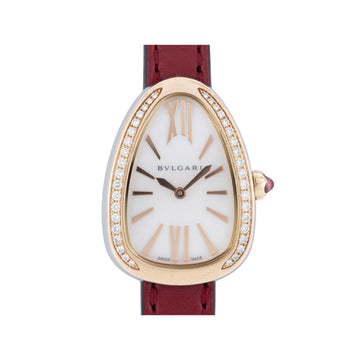 Bvlgari Serpenti Diamond 18KPG Wrist Watch 50704