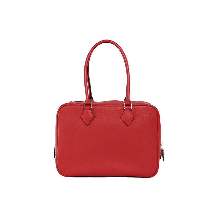 Hermes Plume 28 Evercolor Red X Hand Bag 50713