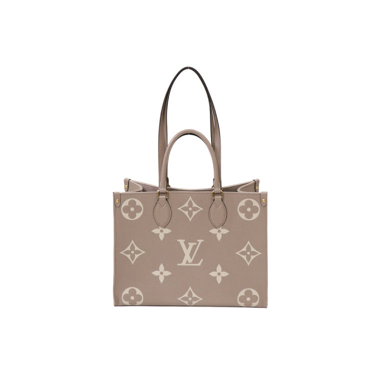 Louis Vuitton On The Go MM Empreinte Monogram Beige 2way Shoulder Hand Bag 50844
