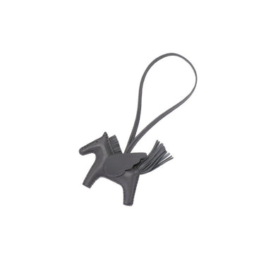 Hermes Rodeo Pegase PM Gray W Charm 51284