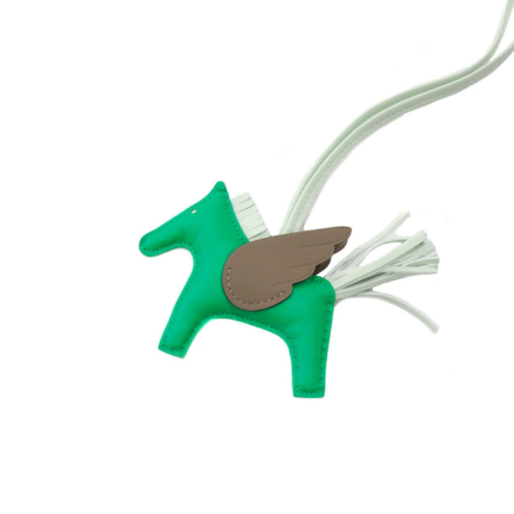 Hermes Rodeo Pegase PM Green W Charm 51449