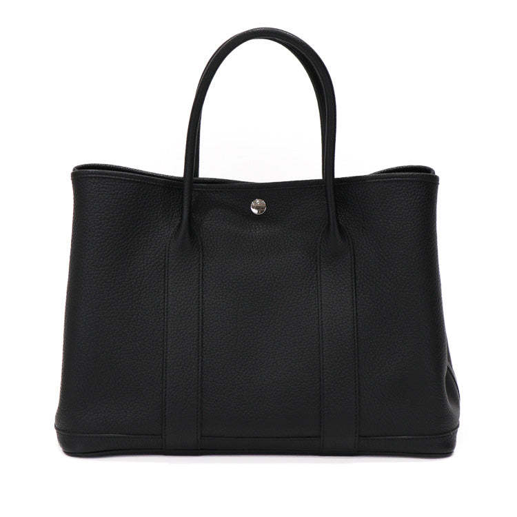 Hermes Garden party 36 PM Negonda Black A Tote Hand Bag 51868