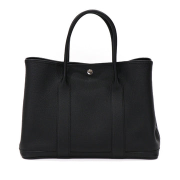 Hermes Garden party 36 PM Negonda Black A Tote Hand Bag 51868