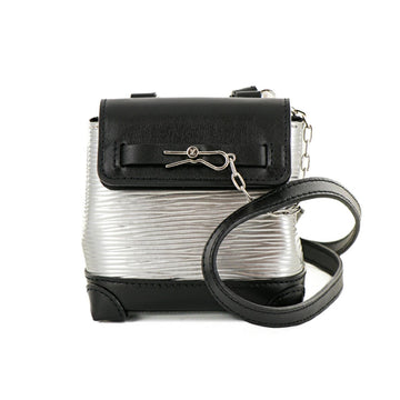 Louis Vuitton Micro Steamer R96546 Epi Silver Mini Shoulder Bag 52097
