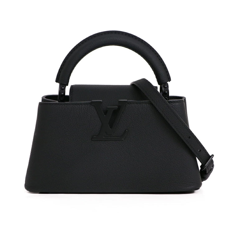 Louis Vuitton Mini Capsine Taurillon Black Shoulder Hand Bag 52098