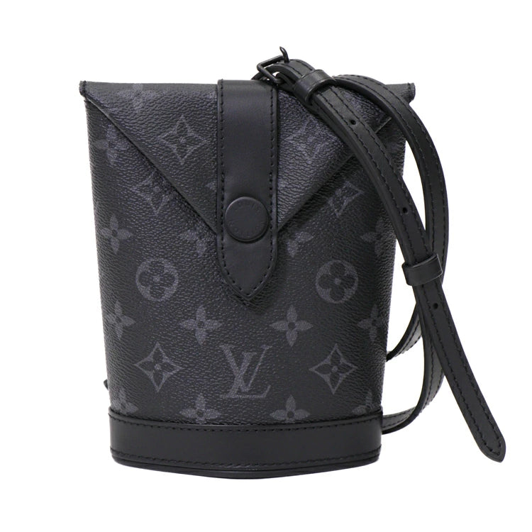Louis vuitton Monogram Eclipse Envelop Black Pouch 52414