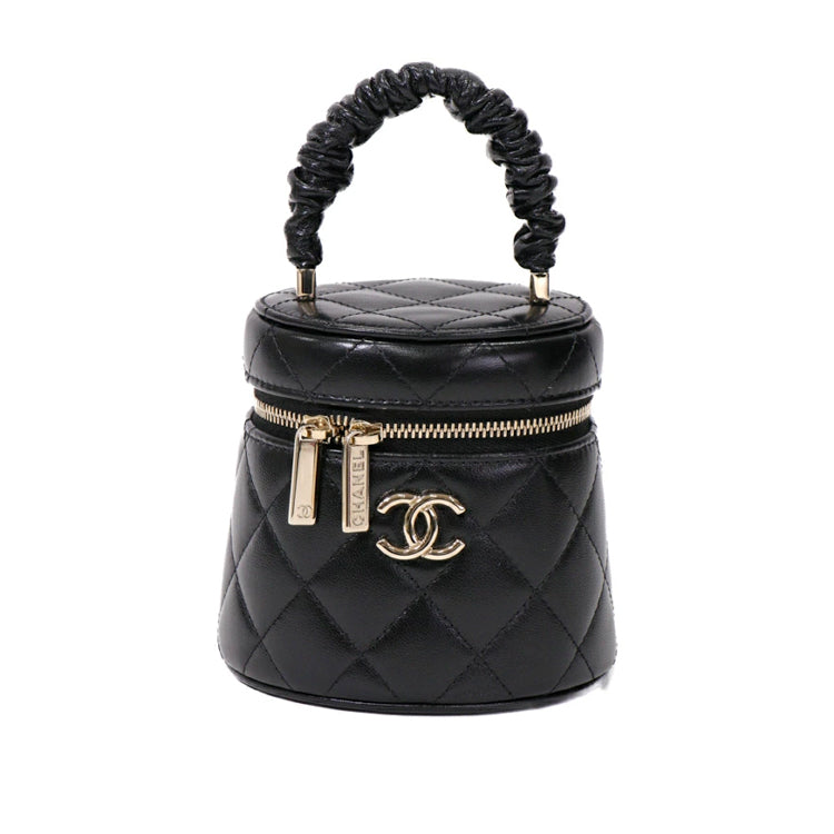 Chanel Matelasse Lambskin Mini Hand Bag 52422