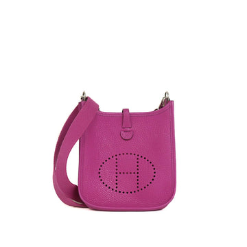 Hermes Evelyn 16 TPM Taurillon Clemence Magnolia C Shoulder Bag 52886