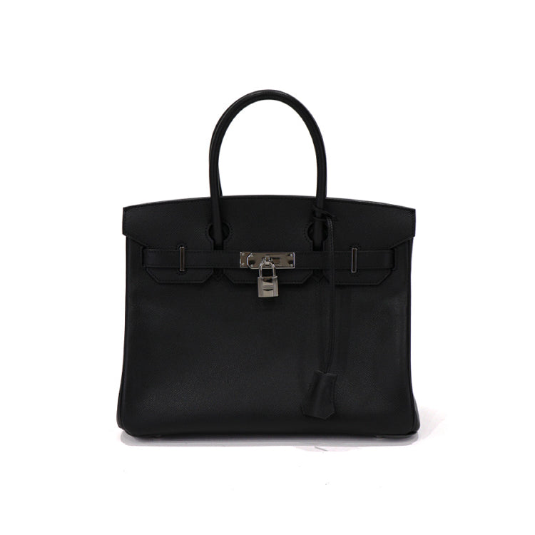 Hermes Birkin 30 Epsom Black □K Hand Bag 53007