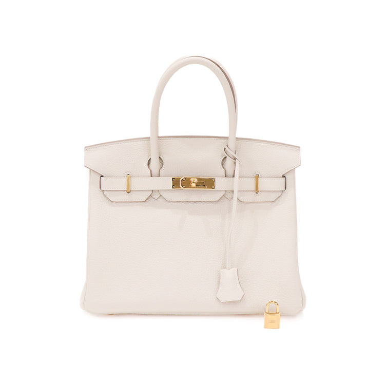 Hermes Birkin 30 Togo Craie W Hand Bag 53008