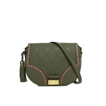 Louis Vuitton Monogram Unplant Juno M43146 Khaki Shoulder Bag 53135