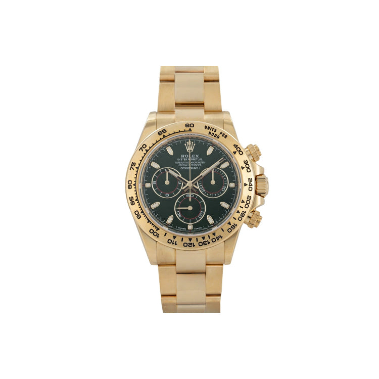 Rolex Cosmograph Daytona 116508  18k Yellow Gold 40mm Watch 53282