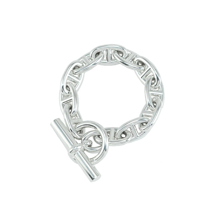 Hermes Chaine d’Ancre GM SV925 Silver Bracelet 53307
