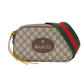 Gucci GG Supreme Monogram Canvas Beige Shoulder Bag 53621