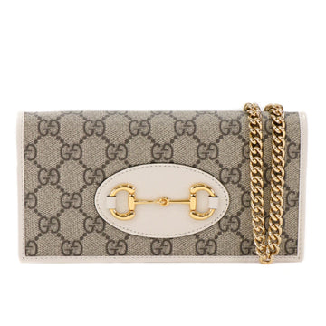 Gucci Horsebit 1955 Supreme Chain Shoulder Wallet 53625