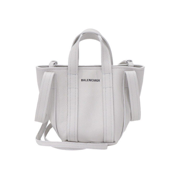 Balenciaga Everyday Leather Gray Tote Shoulder Bag  54420