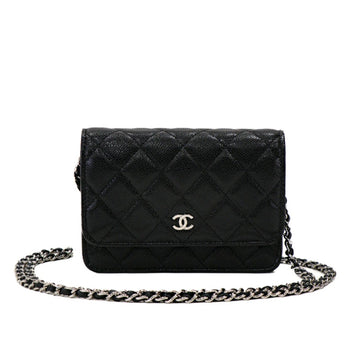 Chanel Matelasse Mini AP1649 Caviar Black Chain Shoulder Bag 54514
