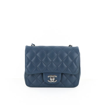 Chanel Mini Matelasse 17 Lambskin Blue Chain Shoulder Bag